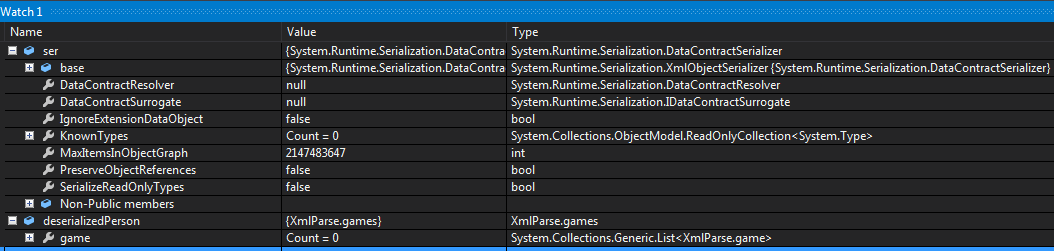 C# datacontractserializer to string